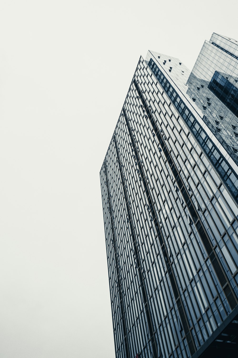 a very tall building with lots of windows