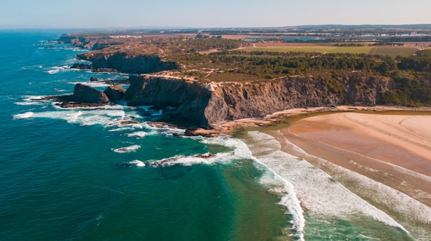 A picturesque landscape of the Romanian seaside.