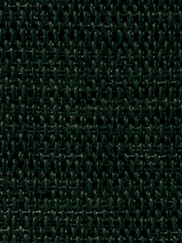A close-up view of a woven fabric texture featuring a dense, interlocking pattern of dark green fibers. The intricate and repetitive design creates a tactile, three-dimensional effect.