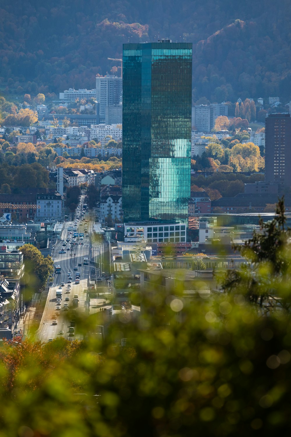 a city with a lot of tall buildings