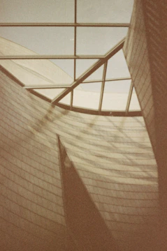 Contemporary public pavilion with clean lines and soft shadows.