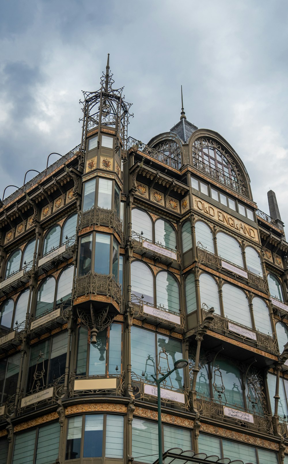 a large building with a clock on the top of it