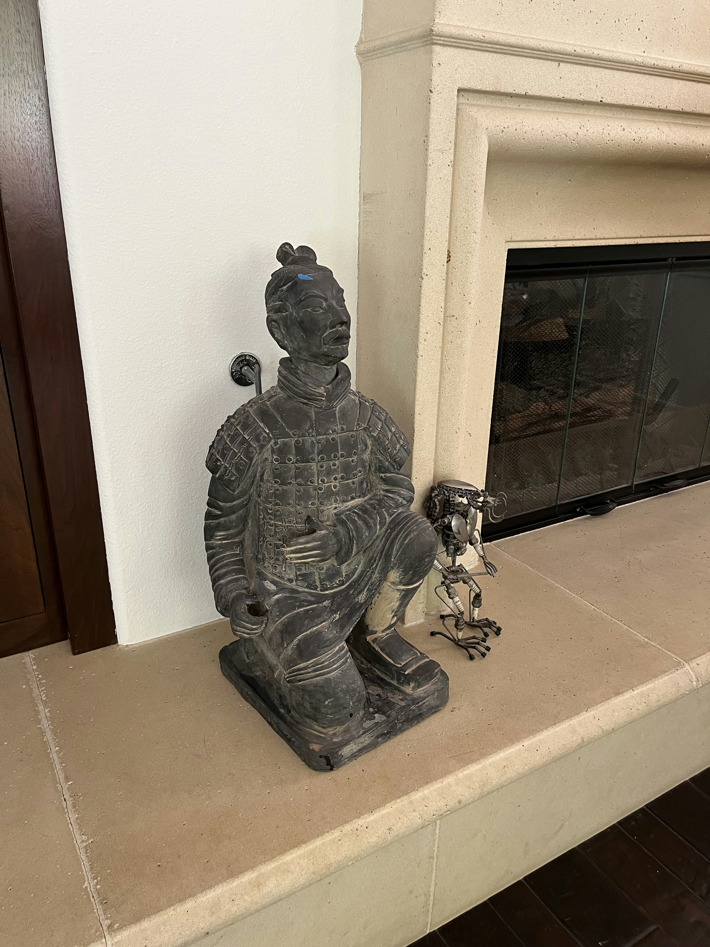 Elegant Fireplace Statues