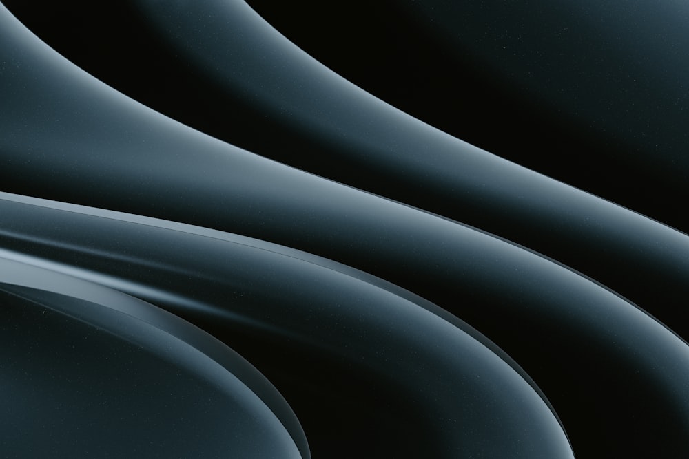 Ein Schwarz-Weiß-Foto von Wellenlinien
