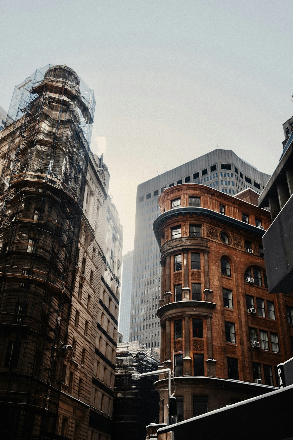 a couple of buildings that are next to each other