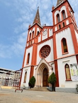 Historic church sitting on a spacious lot, illustrating opportunities for redevelopment and capital partnerships.