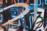 A colorful wall art piece showcasing abstract designs.