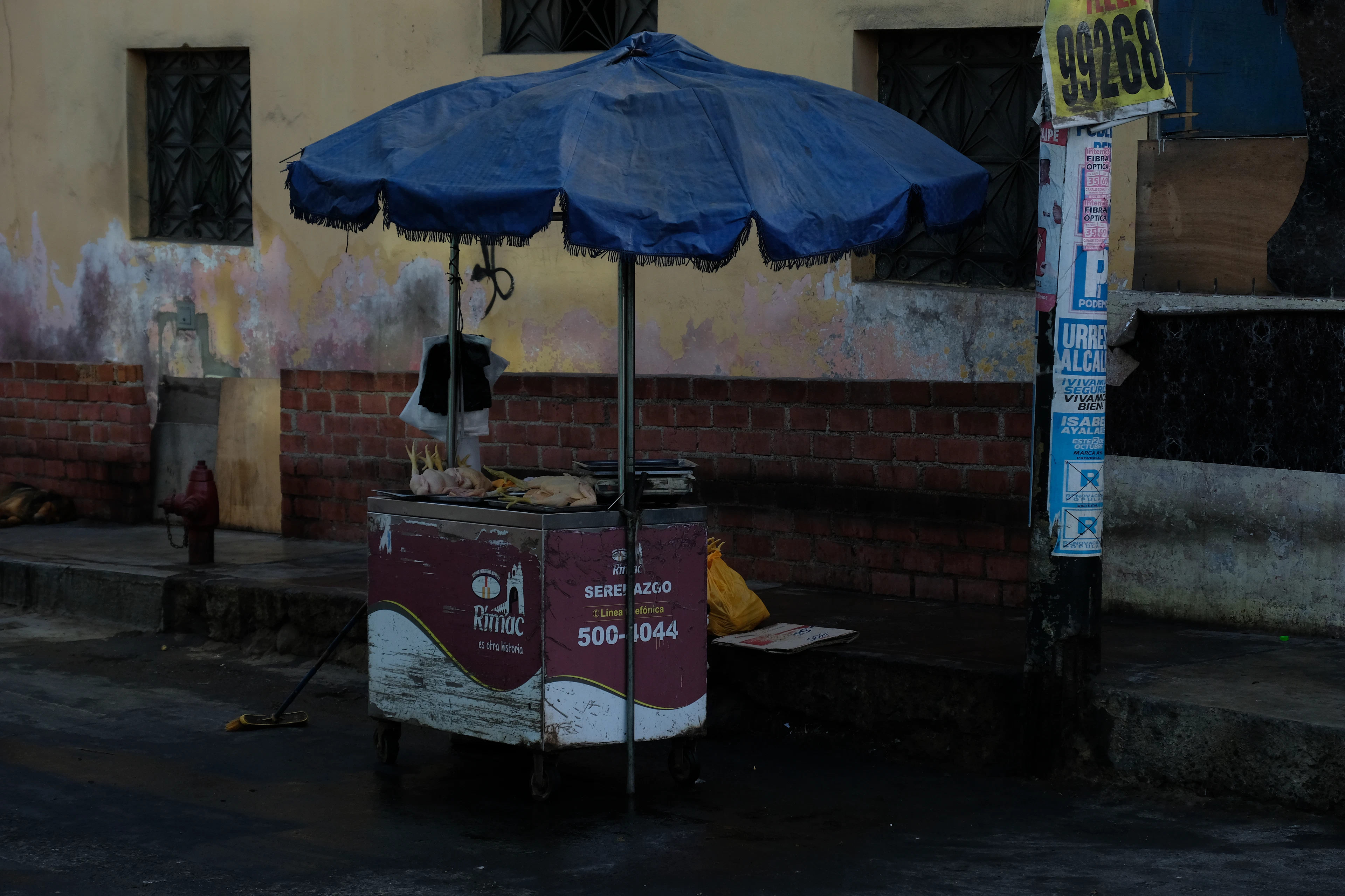 A food market in Lima