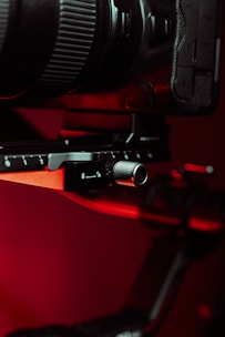 A creative product photography setup highlighting details and textures