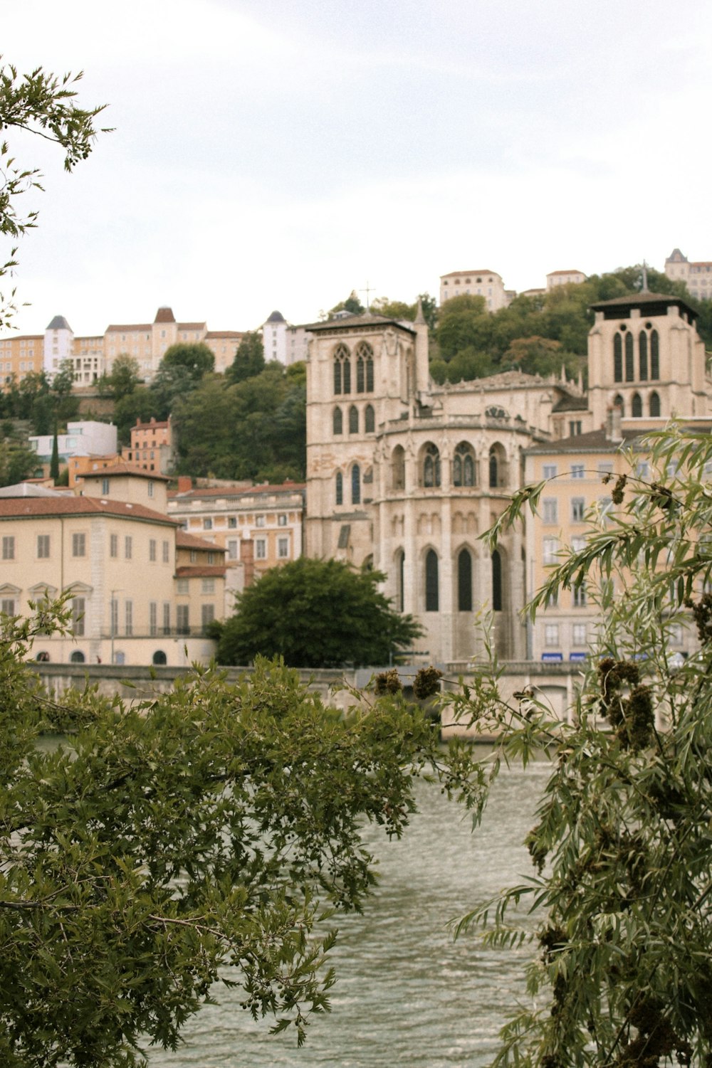 a view of a city from across a river