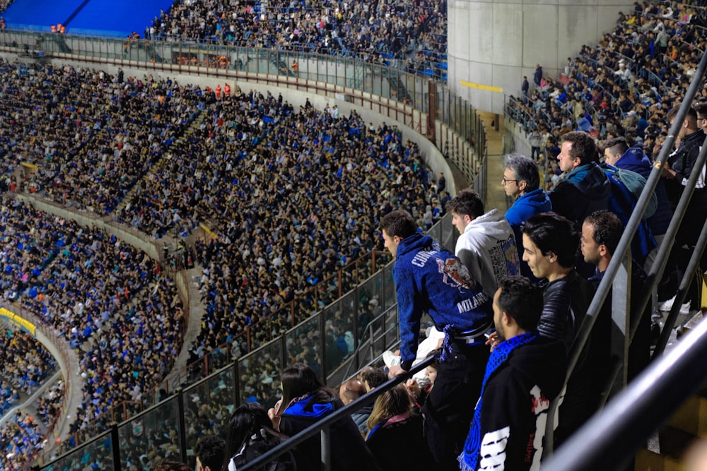 a large crowd of people in a stadium