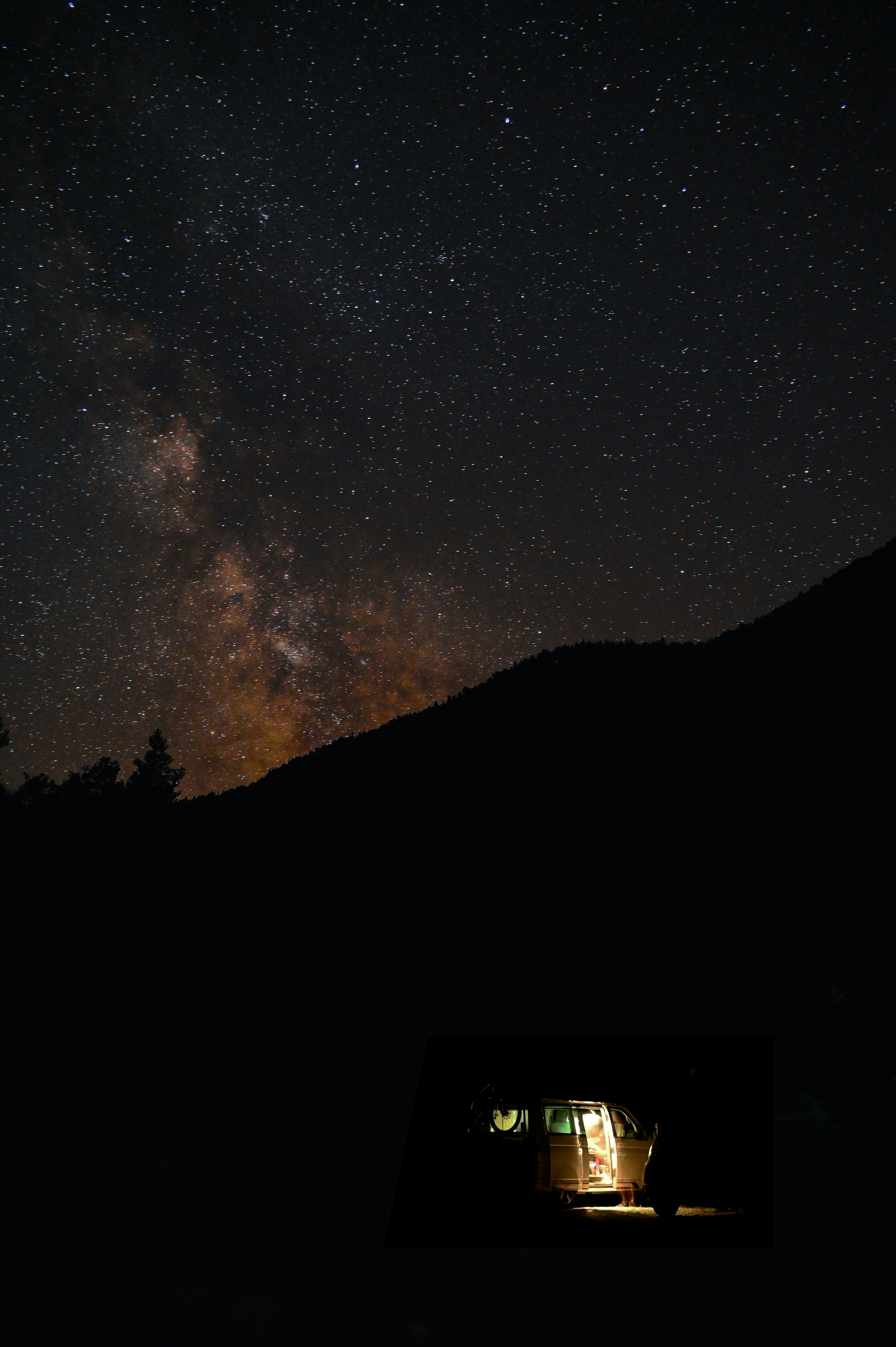 cielo estrellado noche