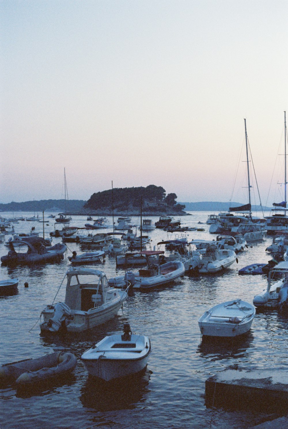 a bunch of boats that are in the water