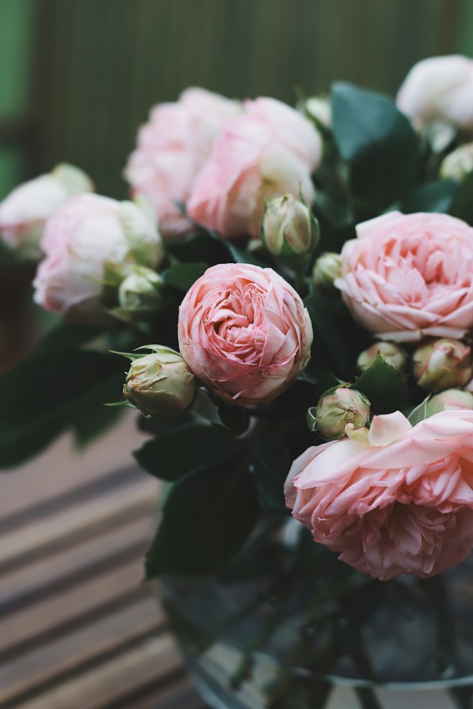 Bouquet de roses éternelles