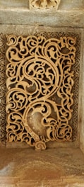 An intricate laser-cut design representing Armenian culture.