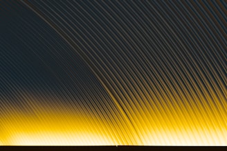 a yellow and blue background with lines