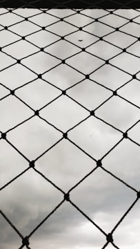 A beautiful installation of diamond mesh fencing in a rural setting.