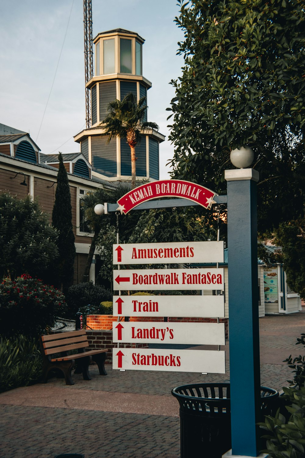 a street sign in front of a building