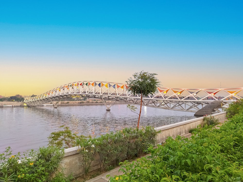 a bridge that is over a body of water