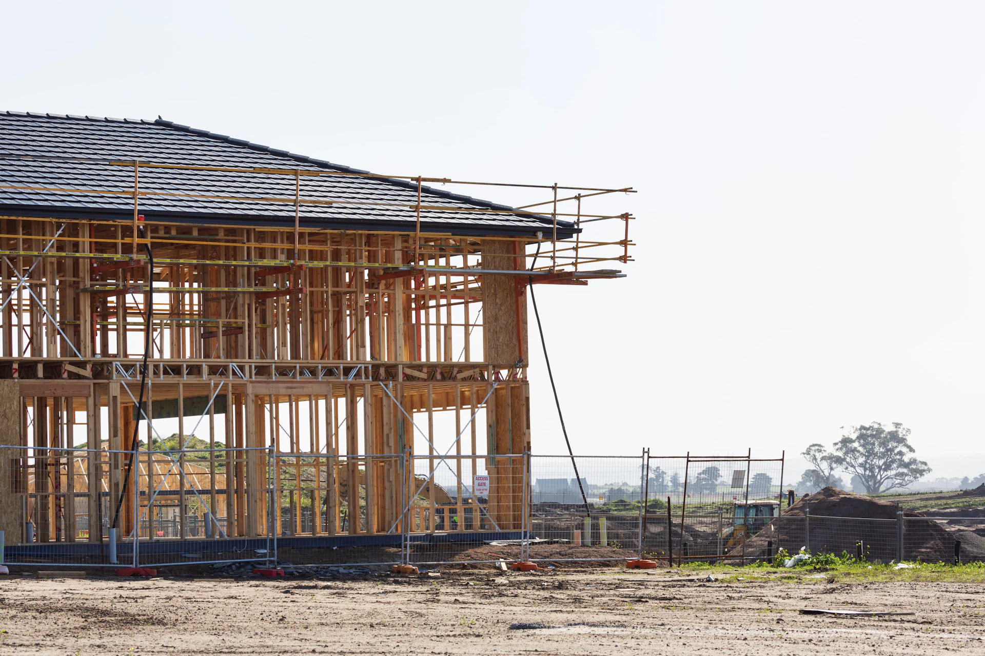 Cantiere di ristrutturazione in corso