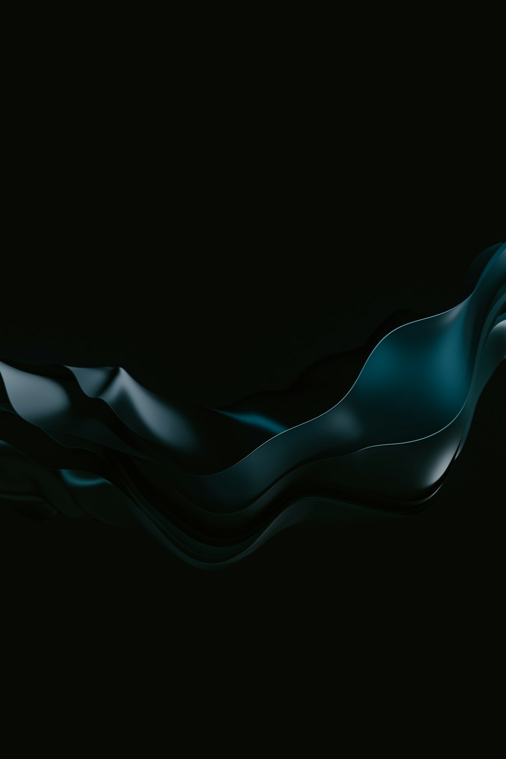 a black background with a wavy design