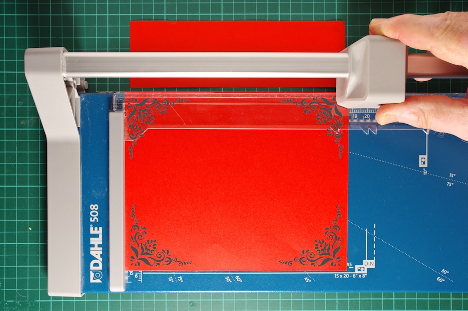 A variety of paper cutters displayed in an online store.