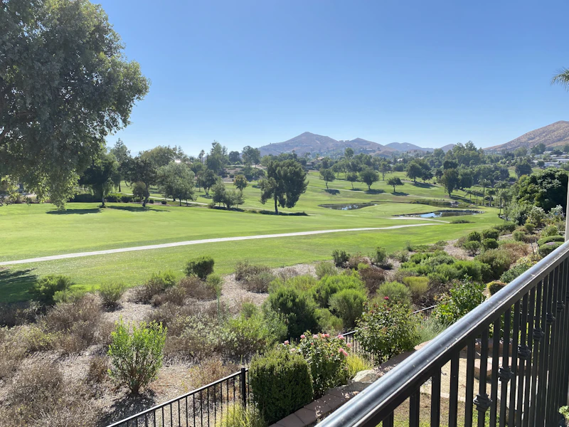 Golf course in the Menifee and Canyon Lake area