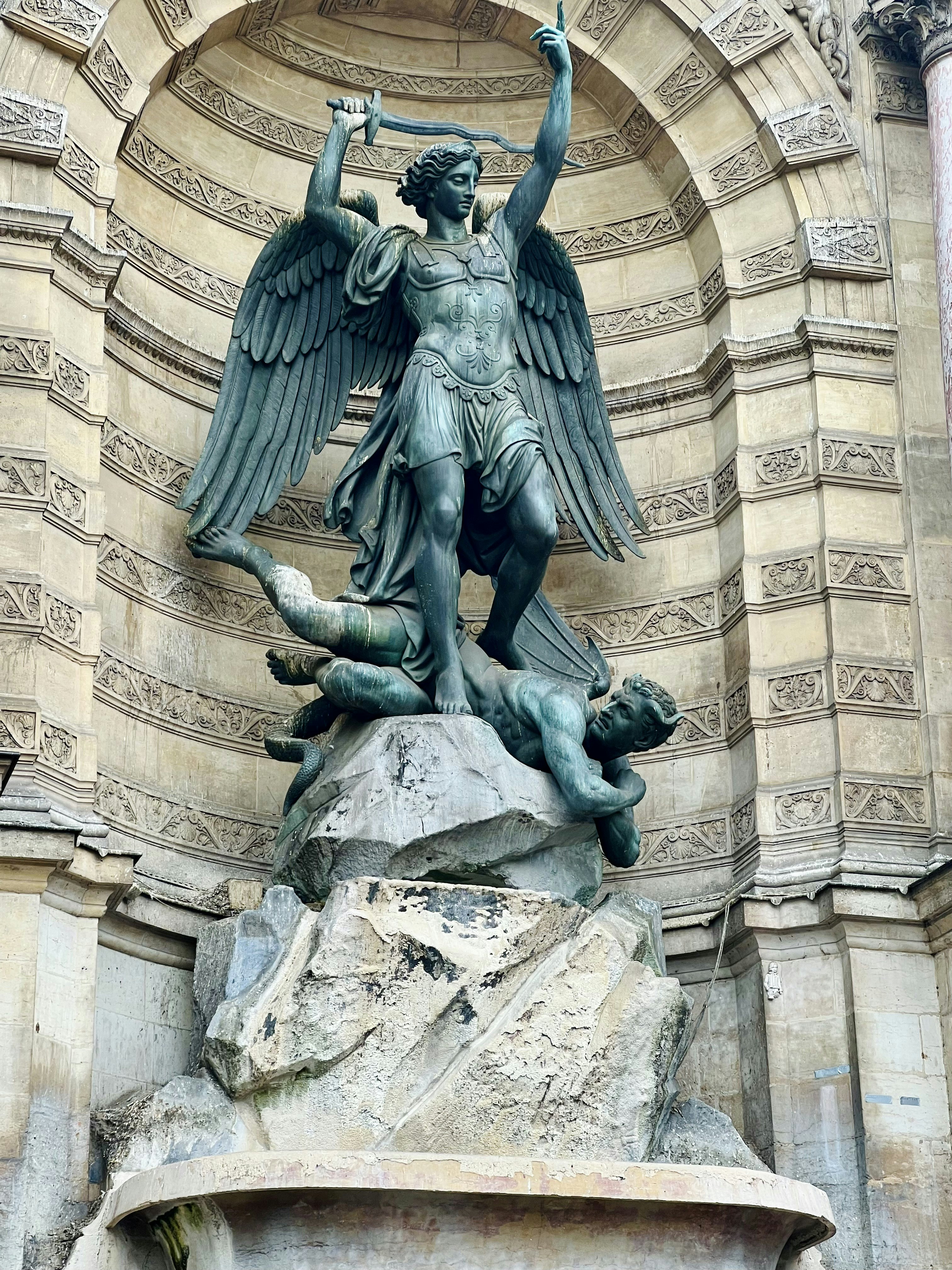 Hand-Painted Angel Sculpture Figurine