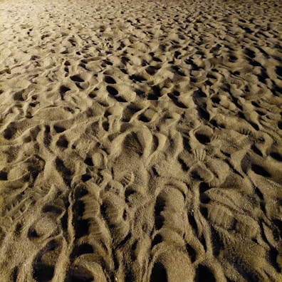 Air being heated as it passes through the hot sand inside the storage system