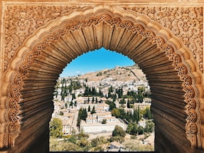 A scenic view of Moroccan imperial city architecture.
