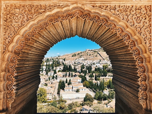 A scenic view of Moroccan imperial city architecture.