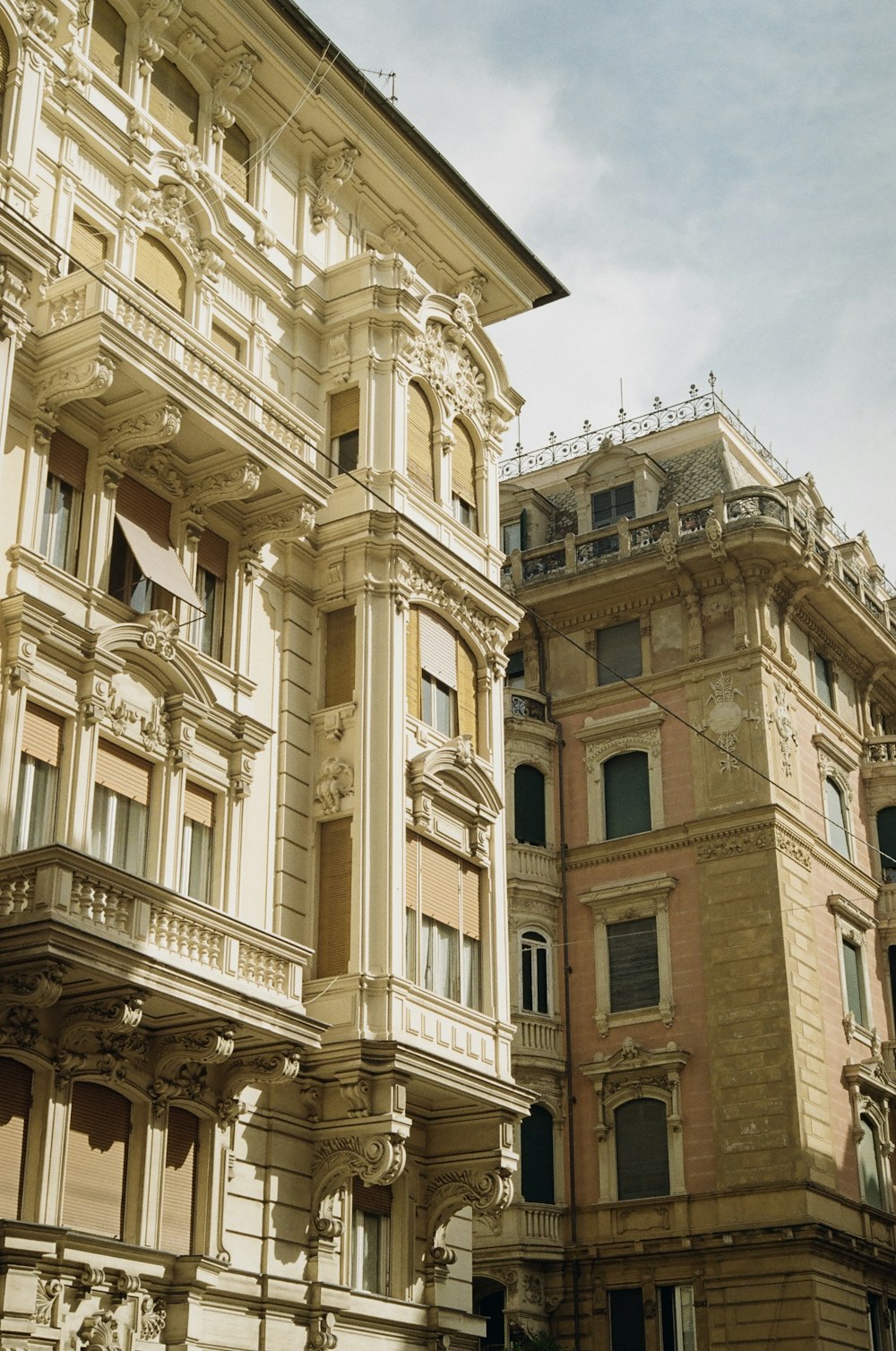 a large building with a clock on the front of it