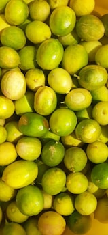 Brightly lit shelves filled with various types of lime for construction