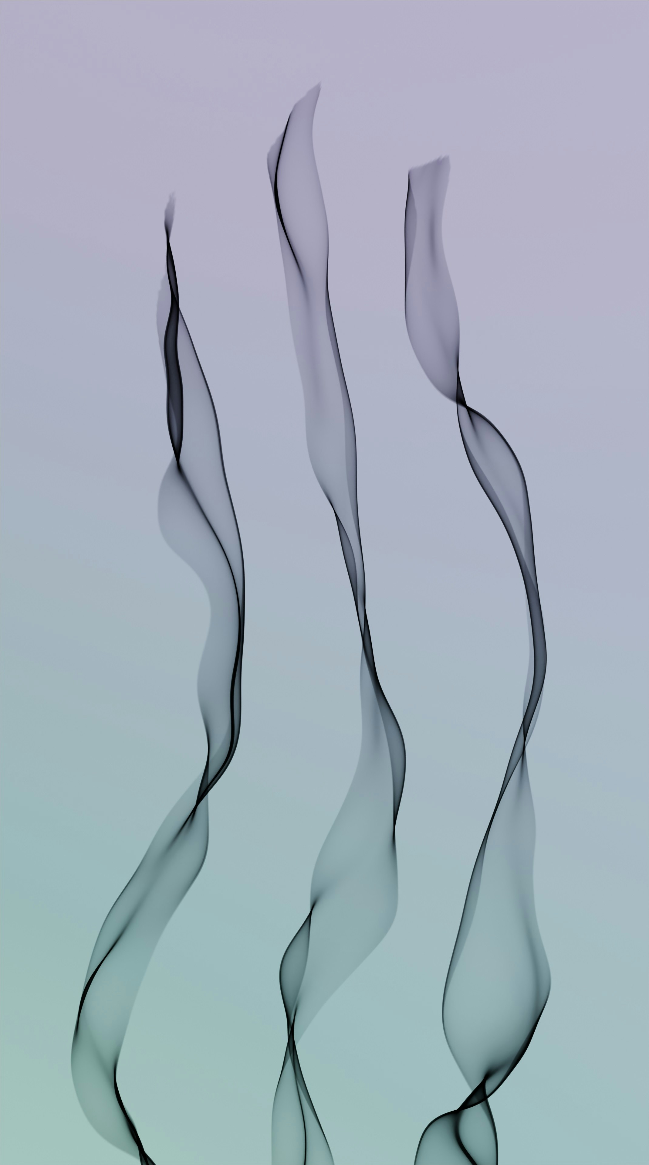 smoke is blowing in the air on a blue background