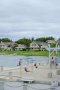 Children playing in a clean village playground with healthy surroundings.