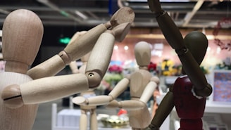 Close-up of orthopedic joint supports displayed neatly on shelves in a store.