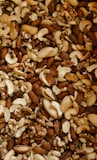 An assortment of delicious nuts in various shapes and sizes.