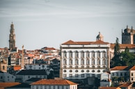 A picturesque view of a historic building in a city.
