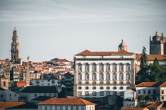 A picturesque view of a historic building in a city.