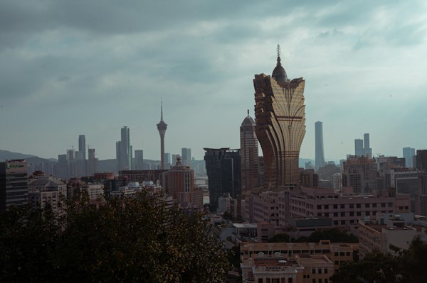 Macau skyline by day, with Macau Tower