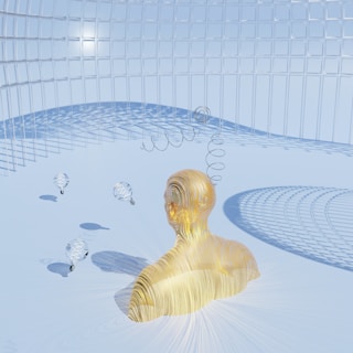 An immersive piece that blends surrealism with fine art aesthetics.