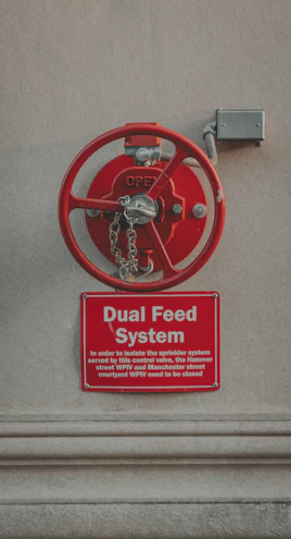 Manual foam water monitor with clear control handles