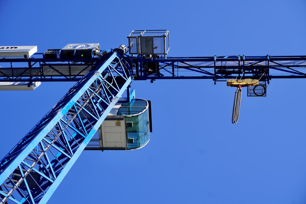 a crane with a building on top of it