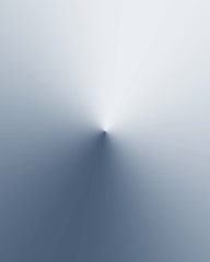 A gradient-based image featuring a burst of light emanating from the center at the bottom. The light gradually transitions from dark blue to light blue, creating a cone-like, symmetrical shape that expands upward and outward.