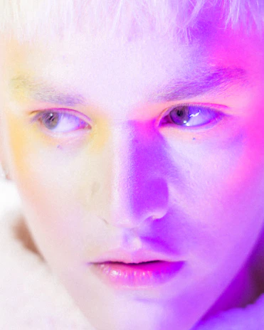 Artistic shot of ombre lips permanent makeup blending soft colors seamlessly.