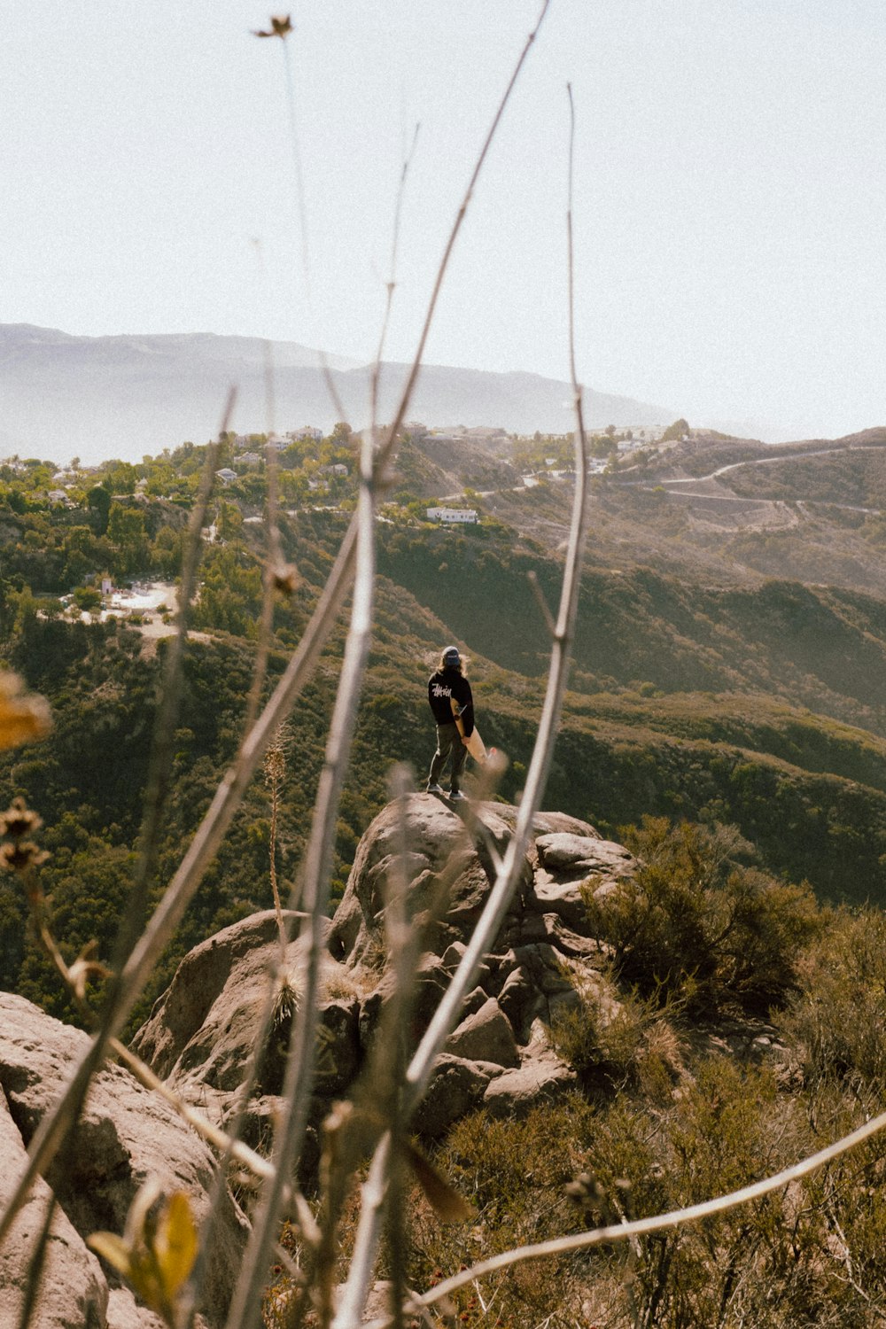 a person riding a mountain bike on a trail