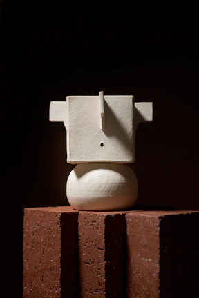 A minimalist sculpture symbolizing the building blocks of logical reasoning.