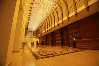 Luxurious mansion interior showcasing freshly installed elegant flooring.