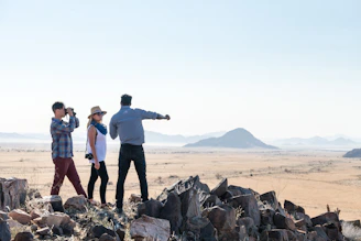 A guided tour excursion to Sossusvlei, Namibia