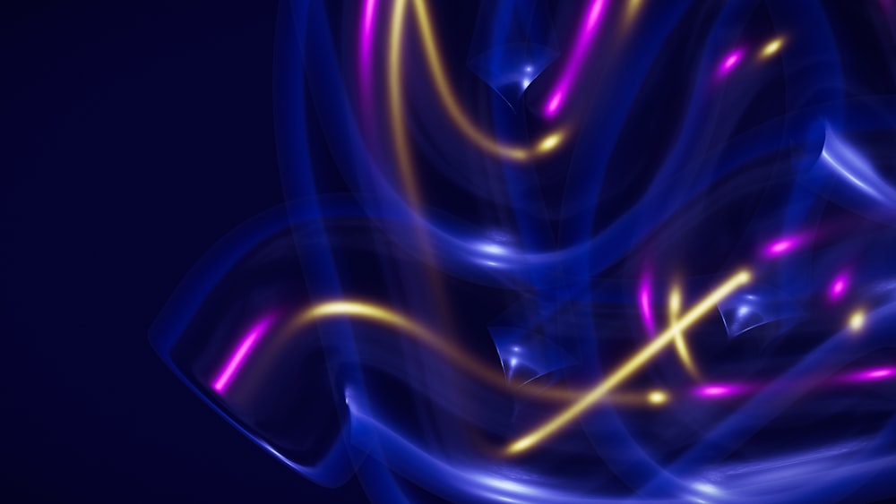 a blue and purple abstract background with lines